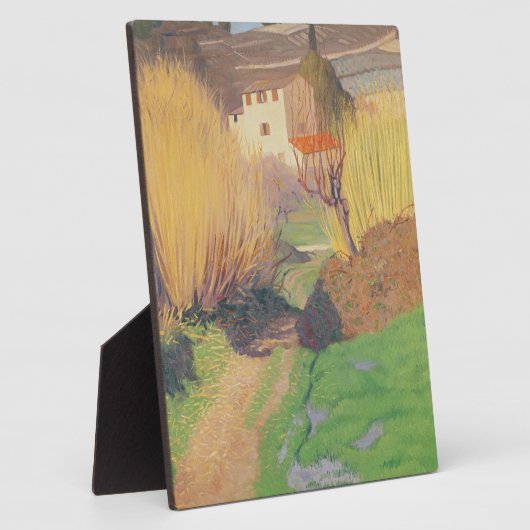 Landschaft in Lagnes, 1921 Fotoplatte (Seite)