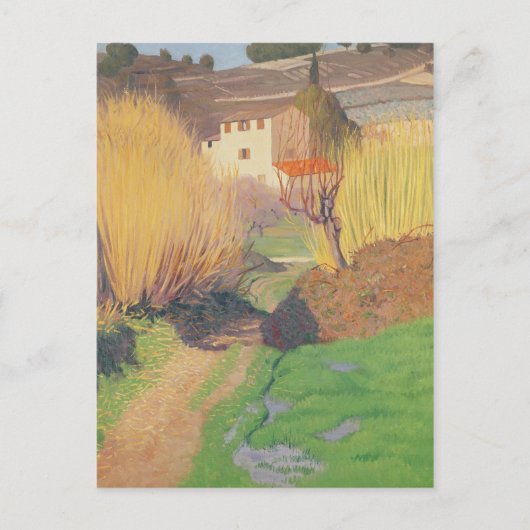 Landschaft in Lagnes, 1921 Postkarte (Vorderseite)