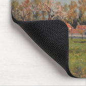 Landschaft in Lagny (Frankreich) Mousepad (Ecke)