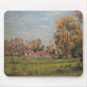 Landschaft in Lagny (Frankreich) Mousepad
