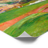 Landschaft in Le Pouldu von Paul Gauguin Poster (Ecke)