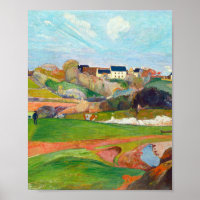 Landschaft in Le Pouldu von Paul Gauguin