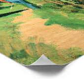 Landschaft in Les Patios, Pontoise, berühmte Kunst Poster (Ecke)