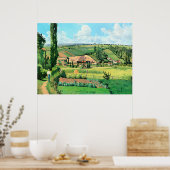Landschaft in Les Patios, Pontoise, berühmte Kunst Poster (Küche)