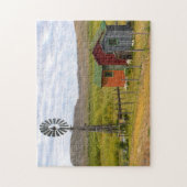 Landschaft in Nebraska. Puzzle (Vertikal)