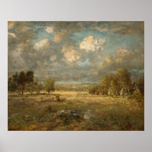 Landschaft in Picardie, Théodore Rousseau Kunst un