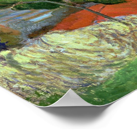 Landschaft in Pont Aven, 1888 Poster (Ecke)