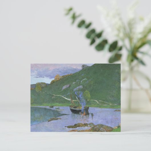 Landschaft in Pont-Aven, c.1893-94 Postkarte (Stehend Vorderseite)