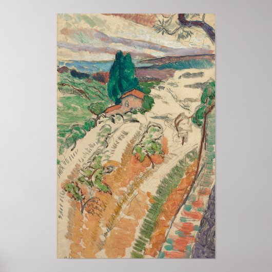 Landschaft in St Tropez Matisse Poster (Vorne)