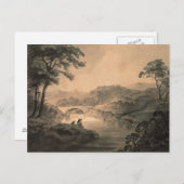 Landschaft (Injektor und Tinte waschen) Postkarte (Vorne/Hinten)