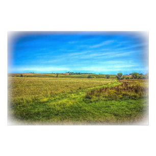 Landschaft Iowa - Fall Fotodruck