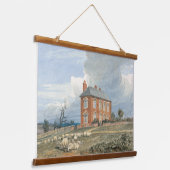 Landschaft Irmingland Hall, Norfolk England Wandteppich Mit Holzrahmen (Gewinkelt)