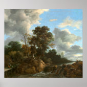 Landschaft: Jacob van Ruisdael Kunstgewerbe Poster (Vorne)