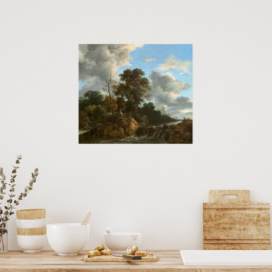 Landschaft: Jacob van Ruisdael Kunstgewerbe Poster (Küche)