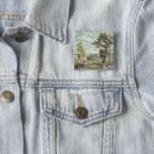Landschaft John Constables | mit Bäumen und einem Button (Beispiel)