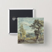 Landschaft John Constables | mit Bäumen und einem Button (Vorne & Hinten)