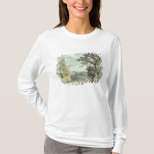 Landschaft John Constables   mit Bäumen und einem T-Shirt