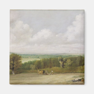 Landschaft John Constables  : Pflügende Szene in Magnet