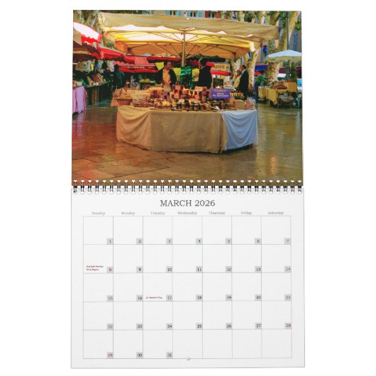 Landschaft Kalender (Mär 2026)