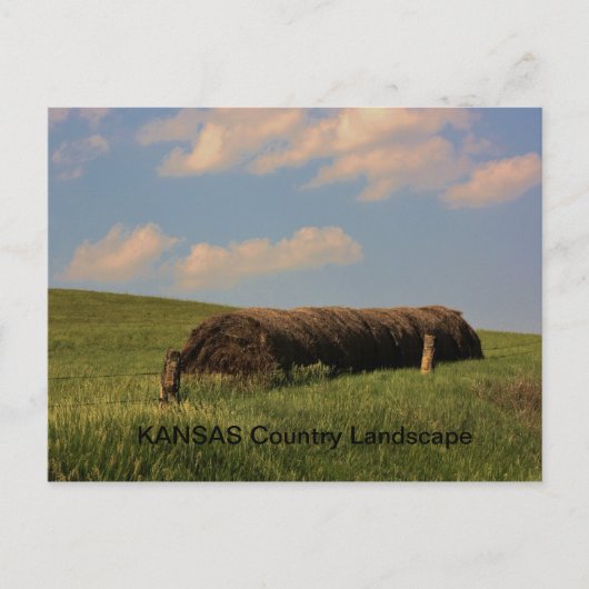 Landschaft KANSAS Postkarte (Vorderseite)