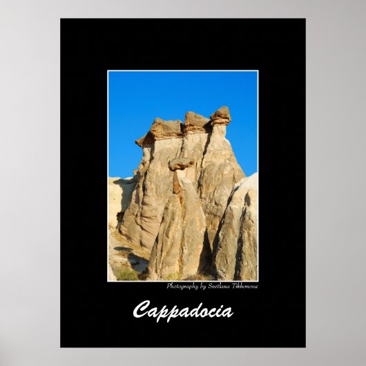 Landschaft Kappadokien Poster (Vorne)