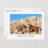 Landschaft Kappadokien Postkarte (Vorne/Hinten)