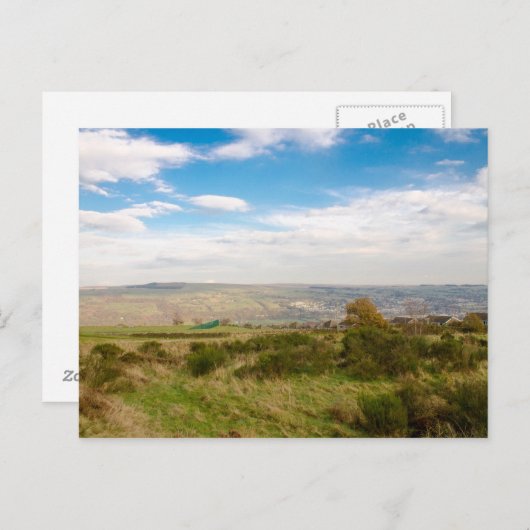Landschaft Keighley Postkarte (Vorne/Hinten)