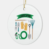 Landschaft Keramik Ornament (Links)