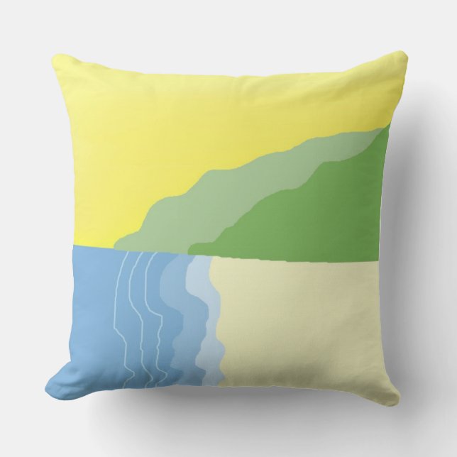 Landschaft Kissen (Vorderseite)