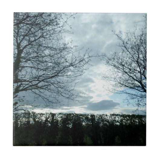 Landschaft Klein (4,25" x 4,25") Keramik Foto Tile Fliese (Vorderseite)