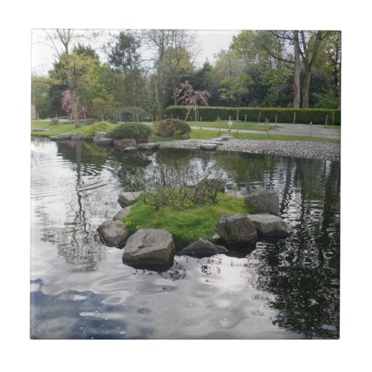 Landschaft Klein (4,25" x 4,25") Keramik Foto Tile Fliese (Vorderseite)