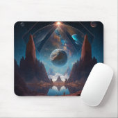 Landschaft kosmischer Fantasie Mousepad (Mit Mouse)