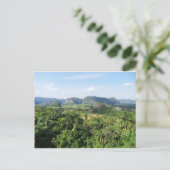 Landschaft Kubas Postkarte (Stehend Vorderseite)