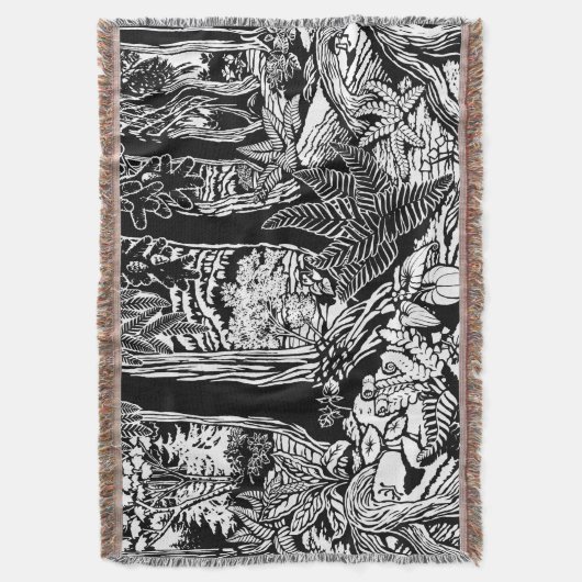 Landschaft Kunst Blumenwald Gewürzgeschenke Decke (Vorderseite Vertikal)