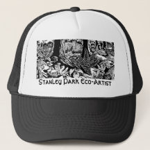 Landschaft Kunst Hats Stanley Park Öko Art Caps