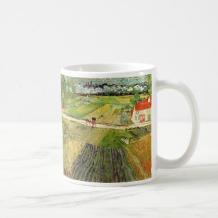Landschaft, Kutsche und Zug von Vincent van Gogh Kaffeetasse