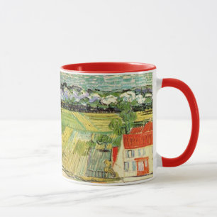Landschaft, Kutsche und Zug von Vincent van Gogh Tasse