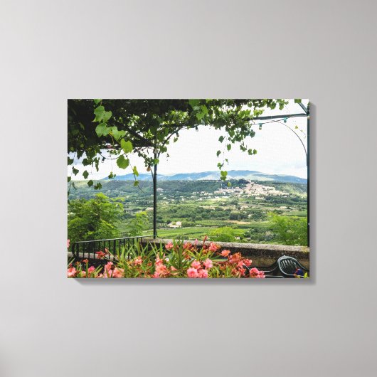 Landschaft ländlicher Gebiete, Frankreich Leinwanddruck (Vorderseite)