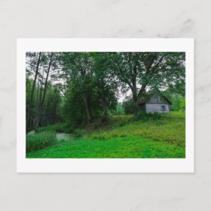 Landschaft Landschaft Dorf Magische Hütte Haus Postkarte