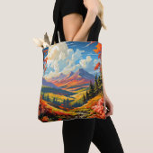 Landschaft Landschaft Illustration Tasche (Von Nahem)