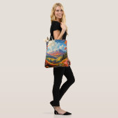 Landschaft Landschaft Illustration Tasche (Am Model)