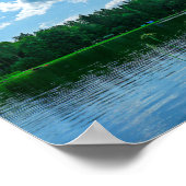 Landschaft Landschaft Lago Cloud Weißrussland Post Poster (Ecke)