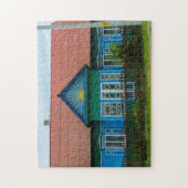 Landschaft Landschaft Landschaft Dorfhaus Puzzle (Vertikal)