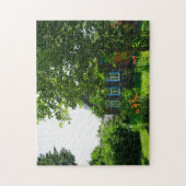 Landschaft Landschaft Landschaft Dorfhaus Puzzle (Vertikal)