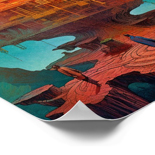 Landschaft Landschaft Landschaft Kunst, Dichtung u Poster (Ecke)