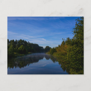 Landschaft Landschaft Landschaft Lake Sky Fog Cana Postkarte