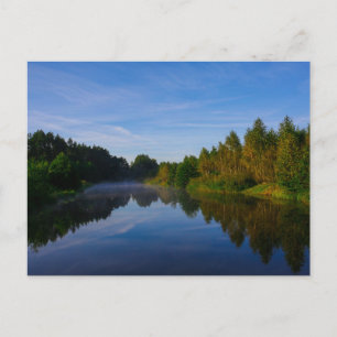 Landschaft Landschaft Landschaft Lake Sky Fog Cana Postkarte