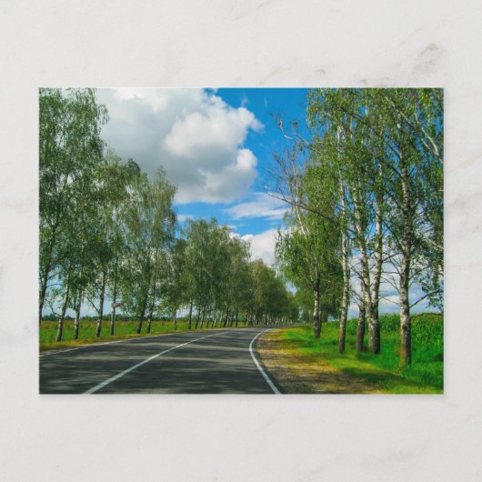 Landschaft Landschaft Landschaft Land Belarus Post Postkarte (Vorderseite)