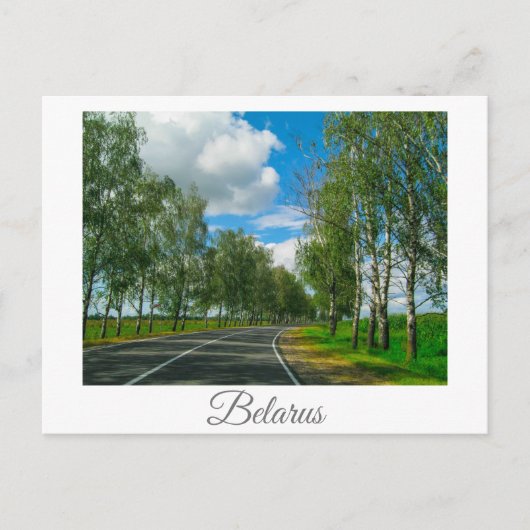 Landschaft Landschaft Landschaft Land Belarus Post Postkarte (Vorderseite)