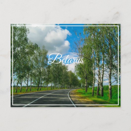 Landschaft Landschaft Landschaft Land Belarus Post Postkarte (Vorderseite)